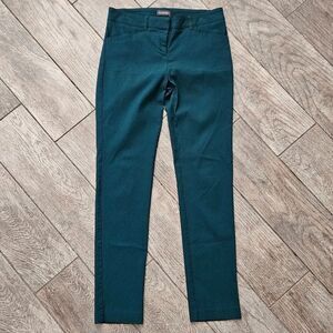 Van Heusen Teal Green Stretch Dress Pants Size 0